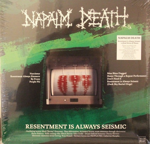 Napalm Death / Resentment Is Always Seismic – A Final Throw Of Throes - LP