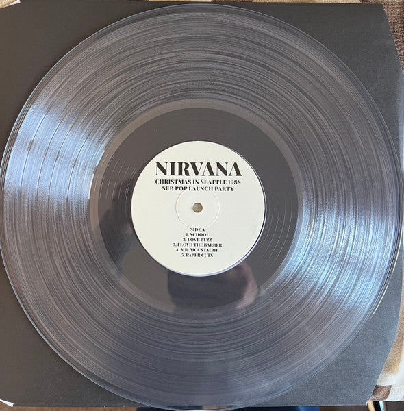 Nirvana / Christmas In Seattle 1988 (Sub Pop Launch Party) - 2LP clear