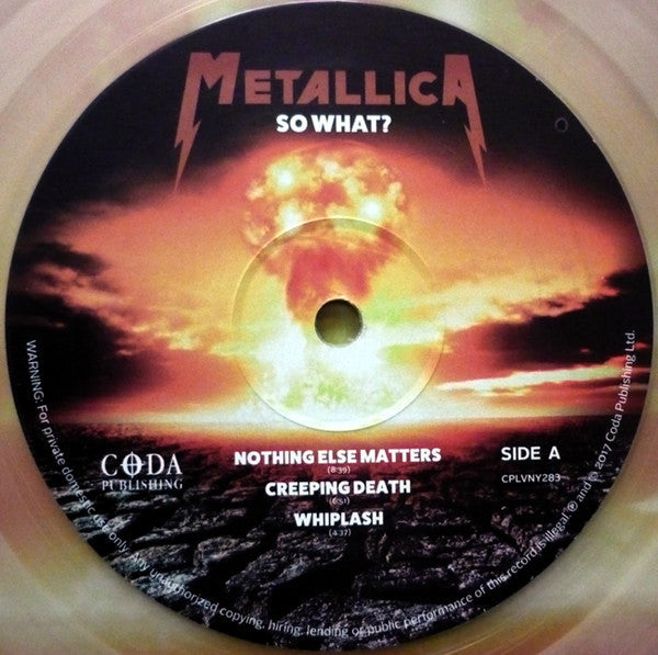 Metallica / So What???!!! - LP ORANGE
