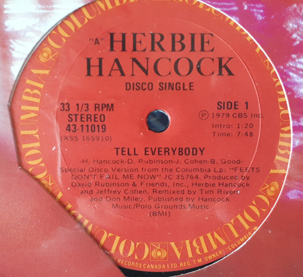 Herbie Hancock / Tell Everybody - LP Used 12&