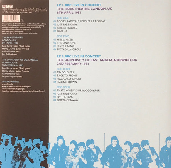 Stiff Little Fingers / BBC Live In Concert - 2LP BLUE