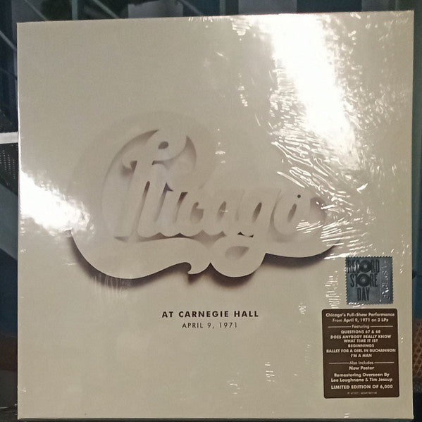 Chicago / At Carnegie Hall - April 9, 1971 - 3LP