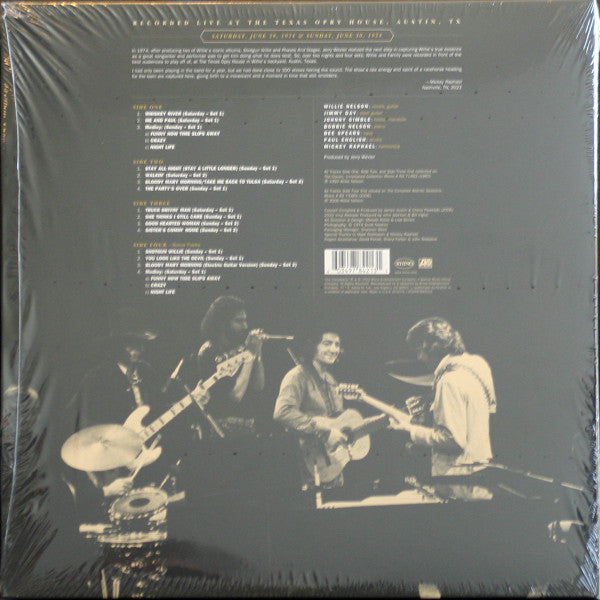 Willie Nelson / Live At The Texas Opry House 1974 - 2LP