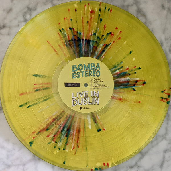 Bomba Estéreo / Live In Dublin - LP TRI COLOR SPLATTER