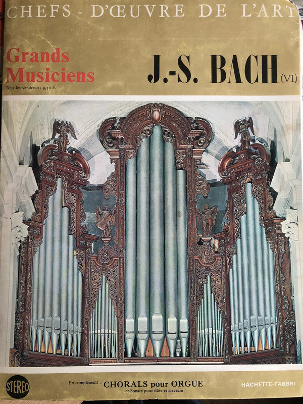 J.-S. Bach* ‎/ Chorales For Organ - LP (used 10&