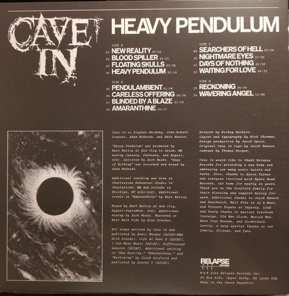 Cave In / Heavy Pendulum - 2LP RED