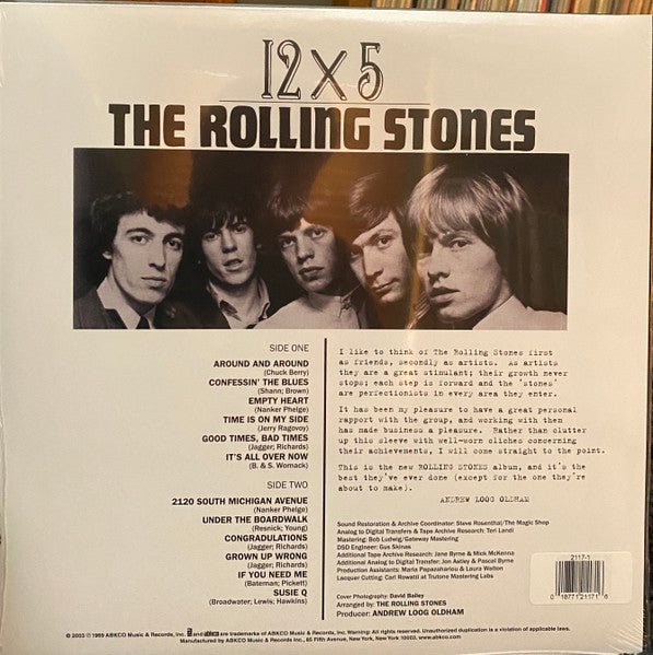 The Rolling Stones / 12 X 5 - LP