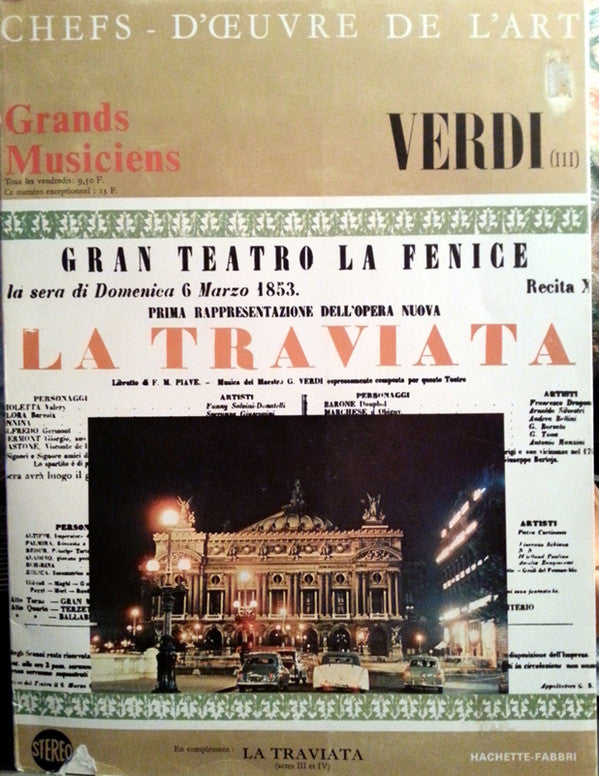 Verdi* ‎/ La Traviata (Actes III Et IV) - 2LP (used 10&
