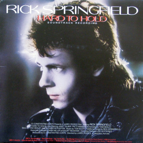 Rick Springfield / Hard To Hold: Soundtrack Recording - LP (Used)