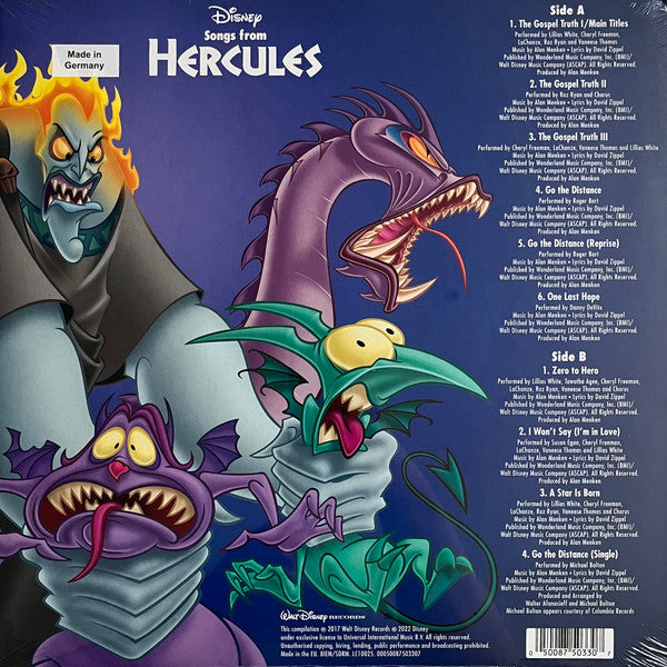 Soundtrack / Songs From Hercules - LP