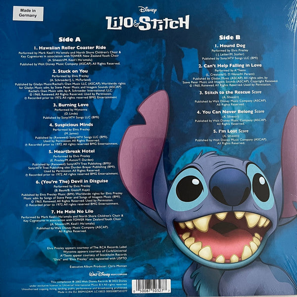 Soundtrack / Lilo &amp; Stitch (Original Score Composed and Conducted by Alan Silvestri) - LP