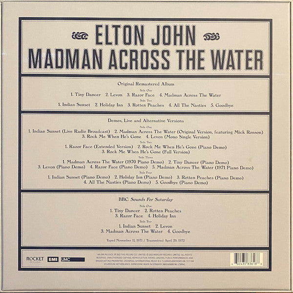 Elton John / Madman Across The Water - LP