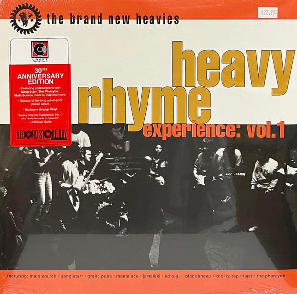 The Brand New Heavies / Heavy Rhyme Experience: Vol. 1 - LP ORANGE