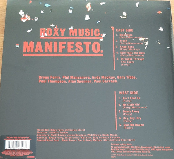 Roxy Music / Manifesto - LP