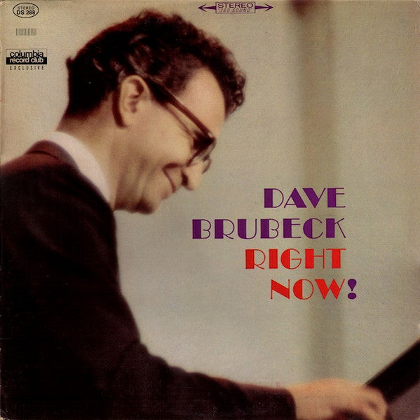 Dave Brubeck/Right Now! - LP Used