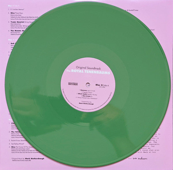 Various / The Royal Tenenbaums (O.S.T) - 2LP GREEN, BLUE