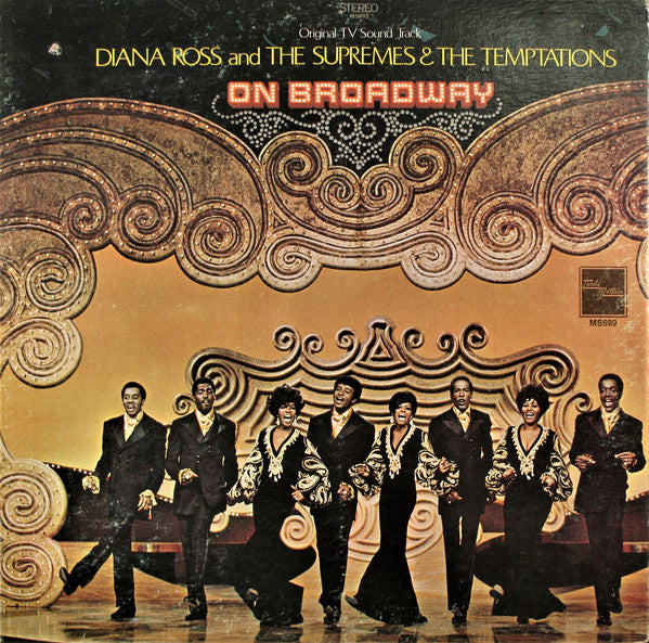 Diana Ross And The Supremes &amp; The Temptations ‎/ On Broadway - LP Used