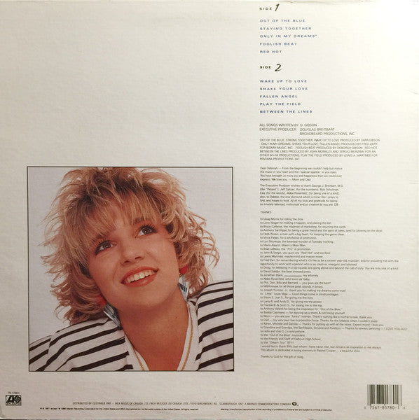 Debbie Gibson / Out Of The Blue - LP Used