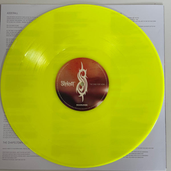 Slipknot / The End For Now... - 2LP NEON YELLOW