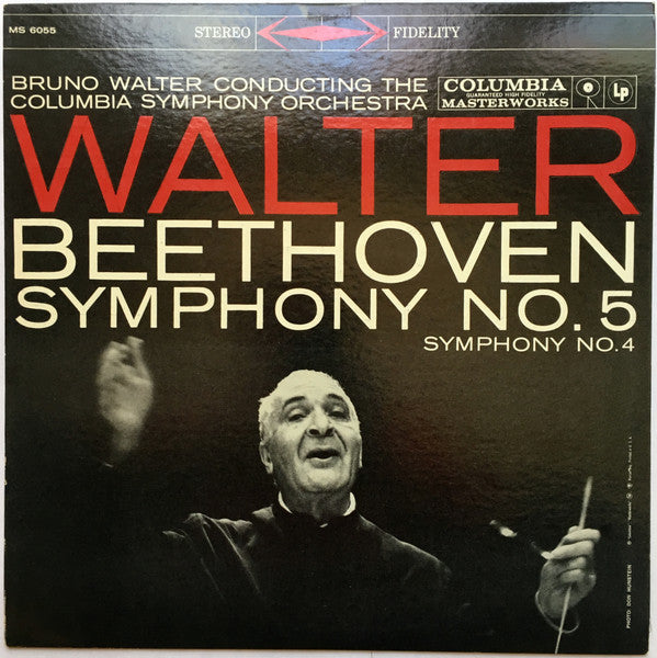 Bruno Walter, / Beethoven* ‎- Symphony No. 5 · Symphony No. 4 - LP Used