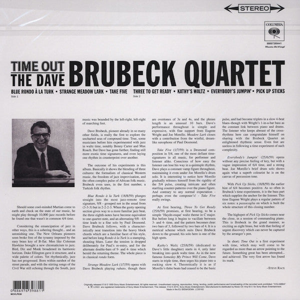 The Dave Brubeck Quartet / Time Out - LP