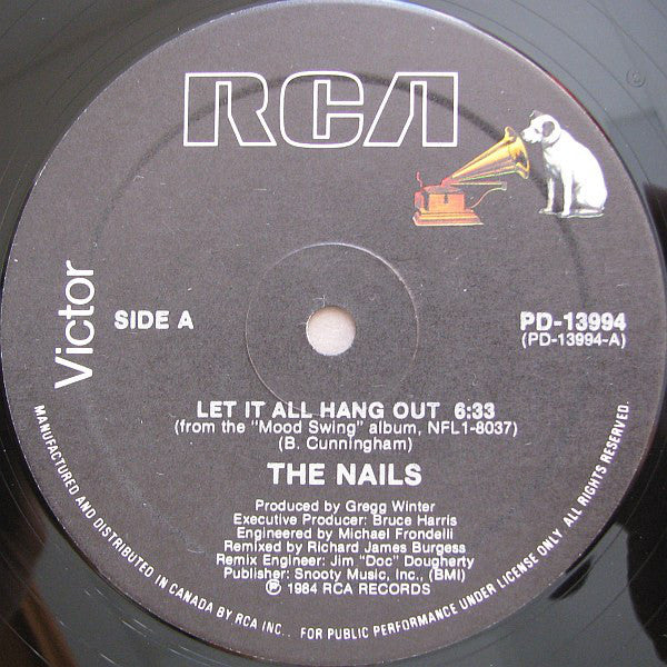 The Nails ‎/ Let It All Hang Out - LP (12&