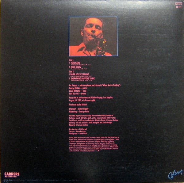 Art Pepper / Roadgame - LP USED