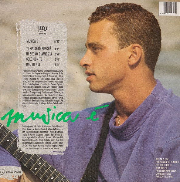 Eros Ramazzotti / Musica È - LP GREEN