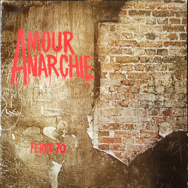 Leo Ferre / Love Anarchy - Ferré 70 - LP