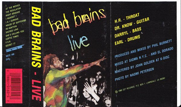 Bad Brains / Live - K7 (Used)