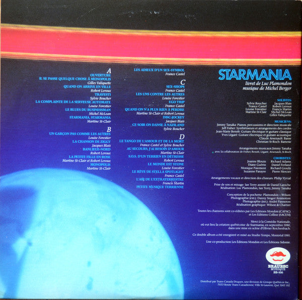 Michel Berger, Luc Plamondon / Starmania Made In Québec - 2LP Used