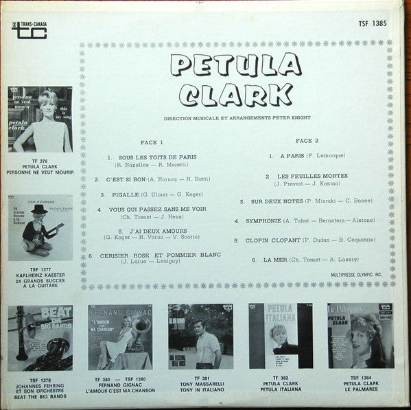 Petula Clark / In Paris - LP Used