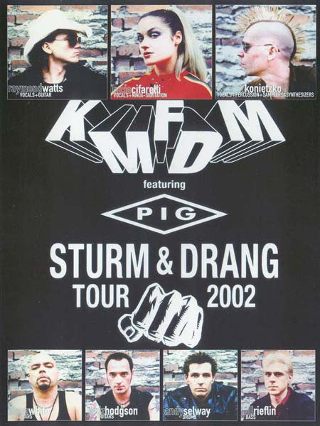 KMFDM Featuring Pig ‎/ Sturm &amp; Drang Tour 2002 - DVD