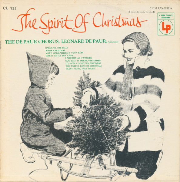 The De Paur Chorus, Leonard De Paur / The Spirit Of Christmas - LP Used