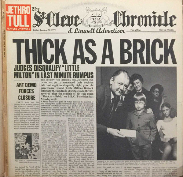 Jethro Tull / Thick As A Brick - LP Used