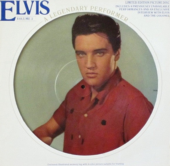 Elvis Presley / A Legendary Performer - Volume 3 - LP PICT DISC (Used)