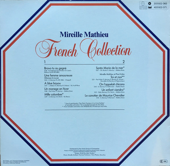 Mireille Mathieu / French Collection - LP Used