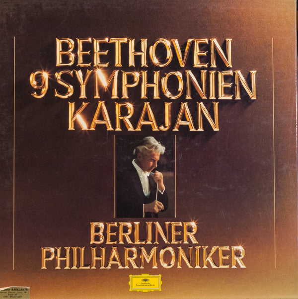 Karajan*, Berliner Philharmoniker  ‎/ 9 Symphonien Beethoven - LP Used