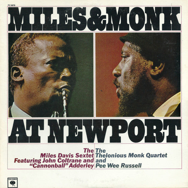 The Miles Davis Sextet Featuring John Coltrane, "Cannonball" Adderley / The Thelonious Monk Quartet And Pee Wee Russell / Miles &amp; Monk At Newport - LP Used