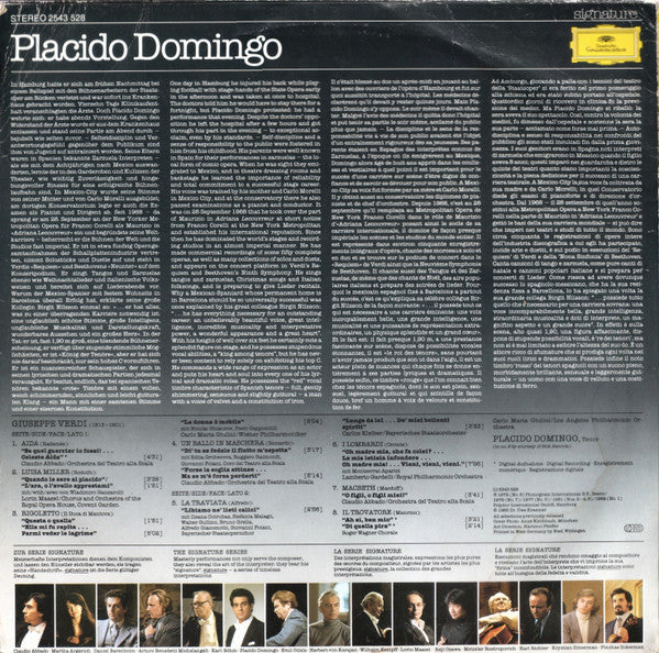 Placido Domingo / Verdi Arias - LP Used