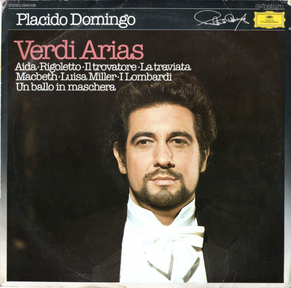 Placido Domingo / Verdi Arias - LP Used