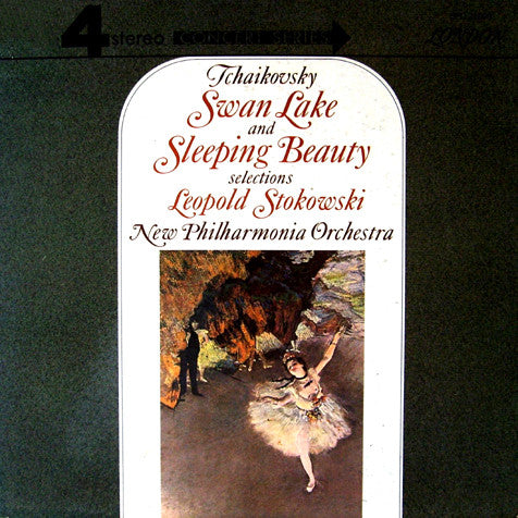 Tchaikovsky, Leopold Stokowski, New Philharmonia Orchestra ‎/ Swan Lake And Sleeping Beauty Selections - LP (used)