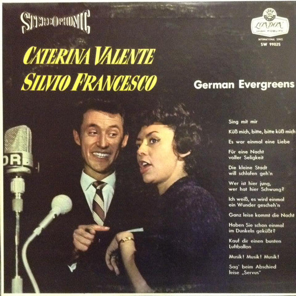 Caterina Valente, Silvio Francesco ‎/ German Evergreens - LP (used)
