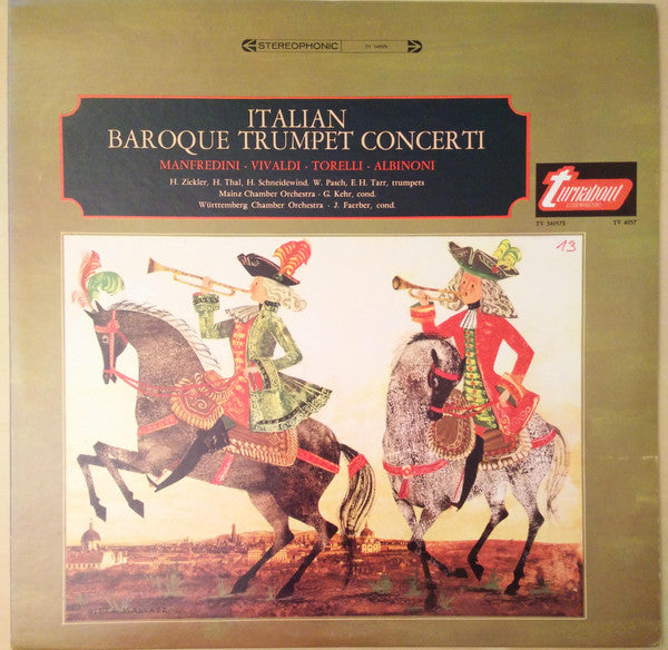 Manfredini*, Vivaldi*, Torelli*, Albinoni* ‎/ Italian Baroque Trumpet Concerti - LP (used)