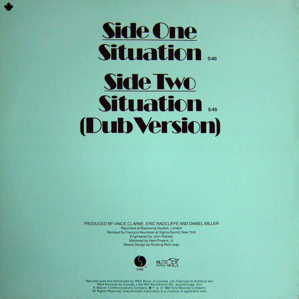 Yaz / Situation - LP Used 12&