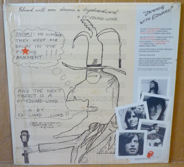 Nicky Hopkins, Ry Cooder, Mick Jagger, Bill Wyman, Charlie Watts / Jamming With Edward - LP Used