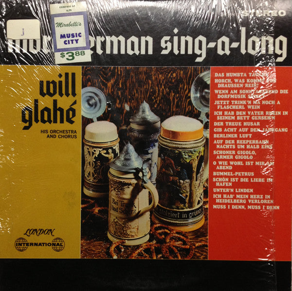 Will Glahé ‎/ More German Sing-A-Long - LP (used)