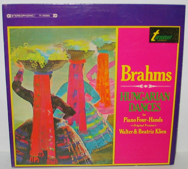 Brahms*, Walter* & Beatriz Klien ‎/ Hungarian Dances For Piano Four-Hands (Original Version) - LP (used)