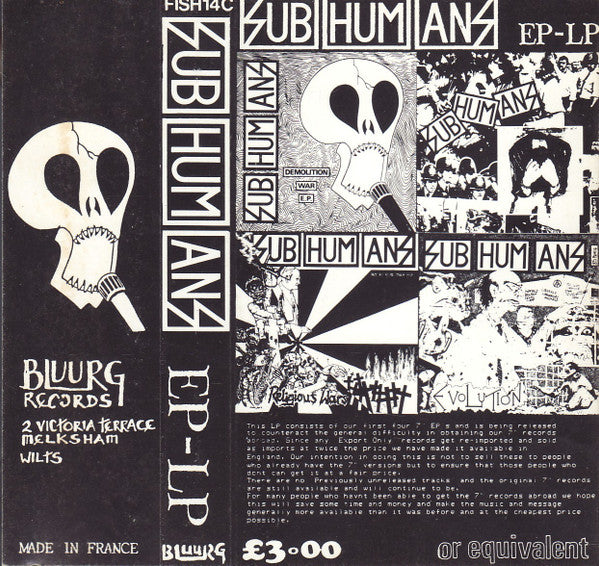 Subhumans / EP-LP - K7 (Used)