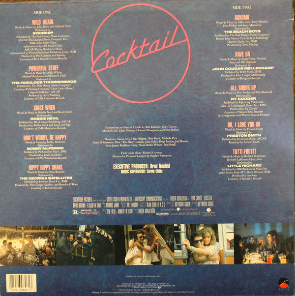 Soundtrack / Cocktail - Original Motion Picture Soundtrack - LP (Used)